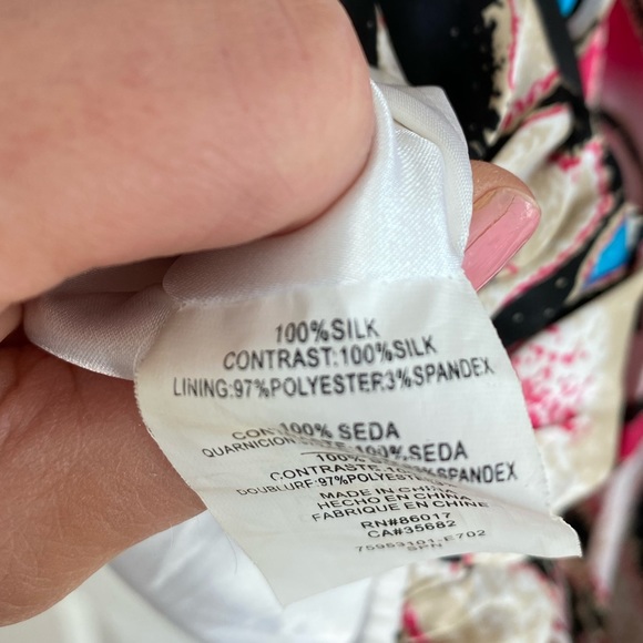 Beautiful 100% Silk Bebe backless dress! - Picture 2 of 7